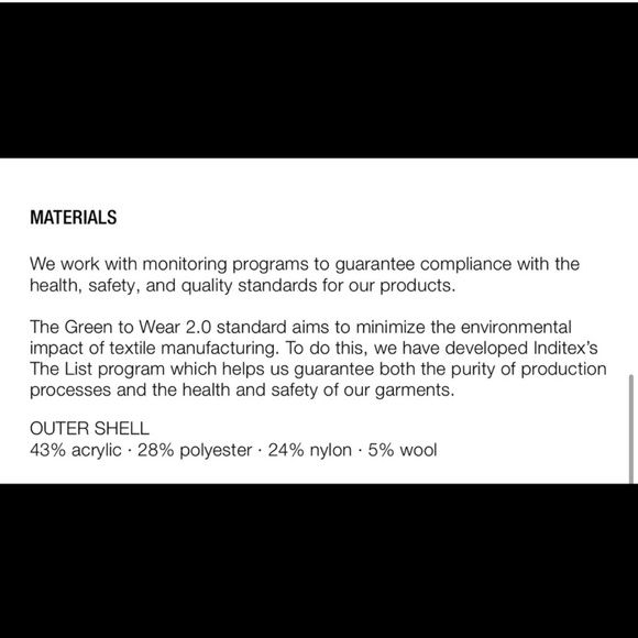 Zara asymmetric long cape beautiful, long and perfect for Fall. - Picture 5 of 5